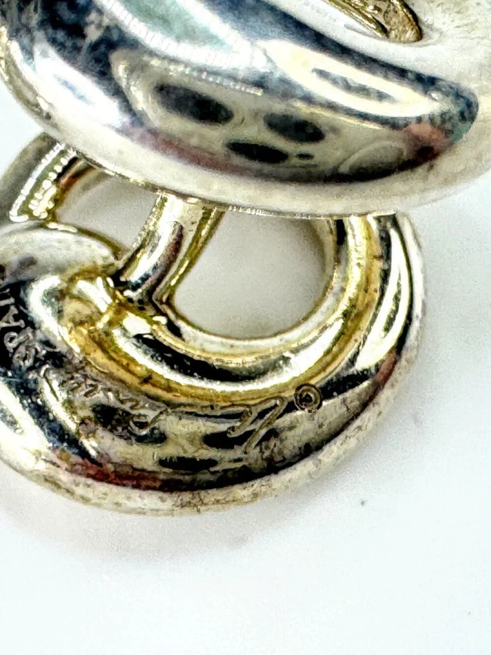 Vintage Tiffany & Co. Silver Peretti Eternal Circle Cufflinks 11.3g SS463